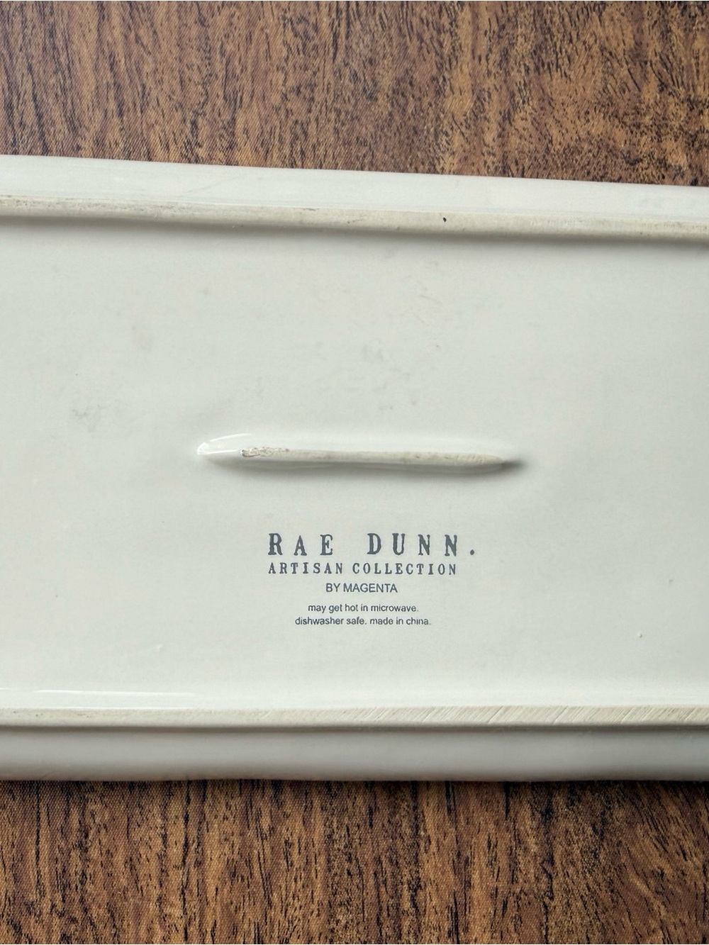 Rae Dunn by Magenta LIVE Trinket Plate Tray Dish Platter Farmhouse Home Decor - Picture 3 of 5